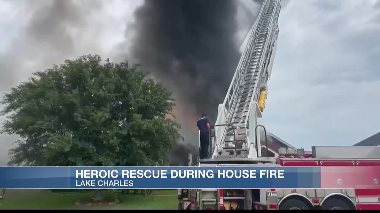 CAUGHT ON CAMERA: Heroic Rescue during House Fire - Vimarsana News