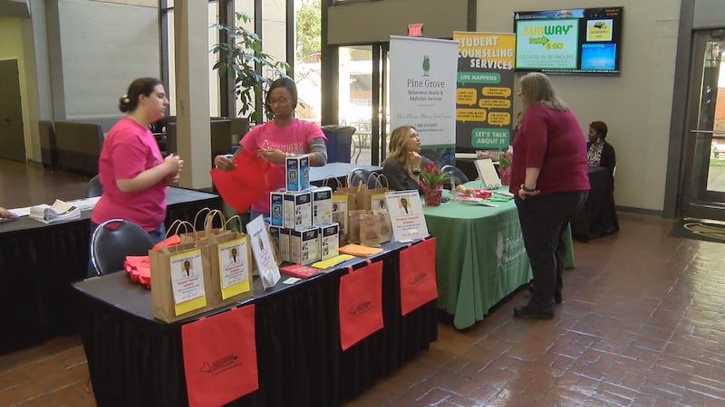 The R.C. Cook Student Union at Southern Miss hosted a health fair Thursday.