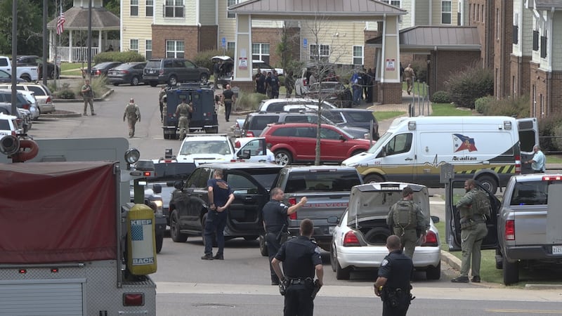 Dozens of law enforcement officers from multiple agencies responded to assist with the Sunday...