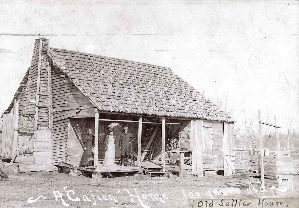 Sallier cabin (Source: Imperial Calcasieu Museum)