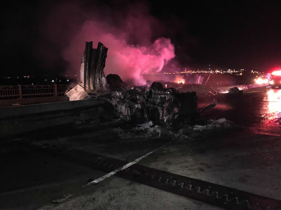 Photos from authorities on the scene.