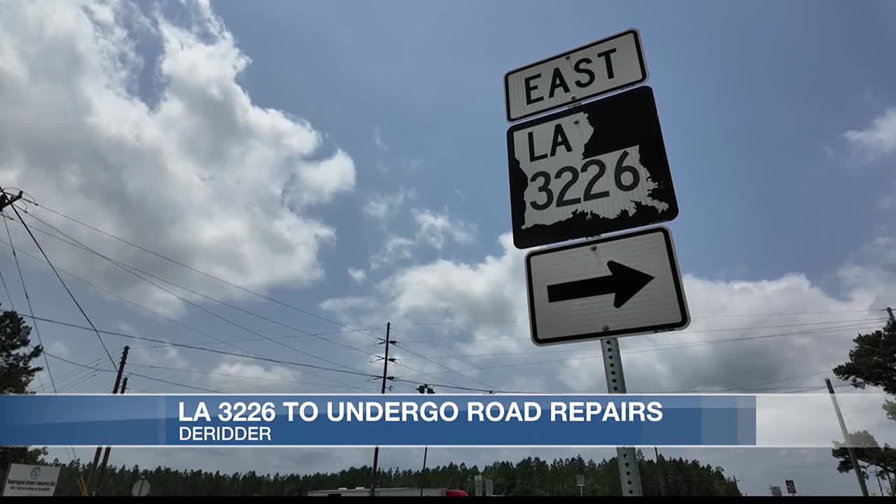 La. 3226 in DeRidder to undergo $2.69 million in road repairs this summer - Vimarsana News