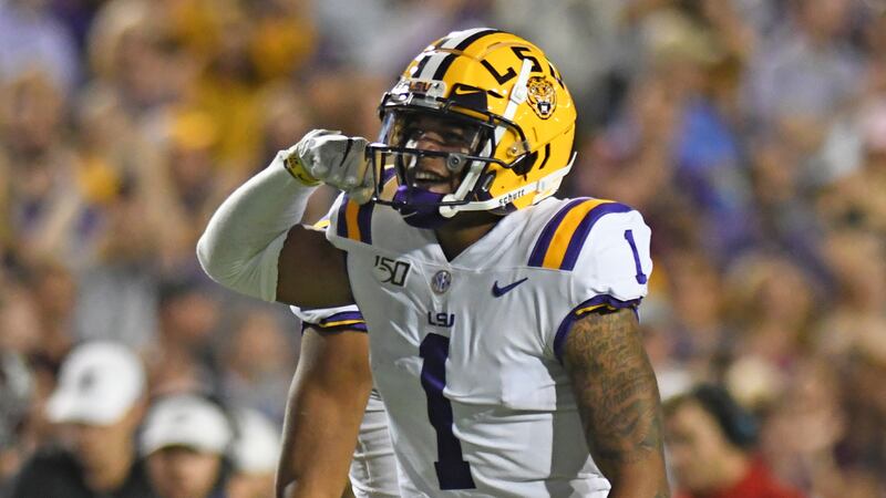 LSU Wide Receiver Ja'Marr Chase (No. 1)