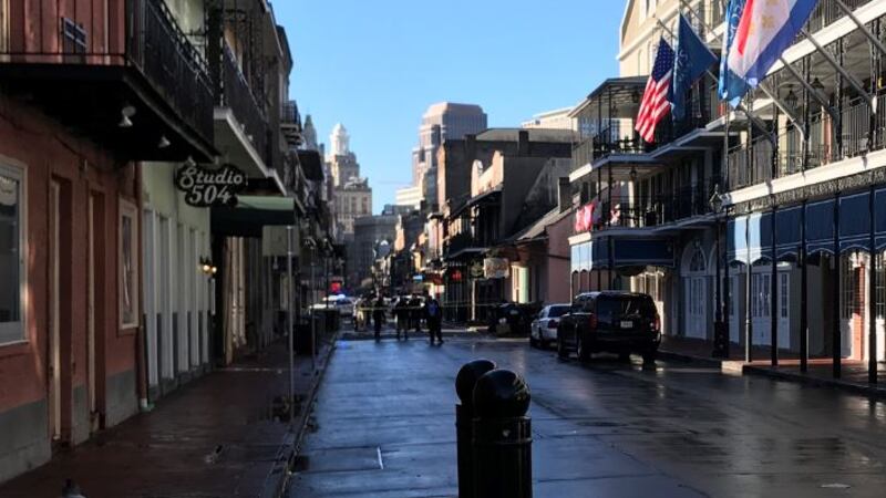 The NOPD on scene of an incident reportedly occurred around 7:39 am on Saturday (Jan. 25) near...