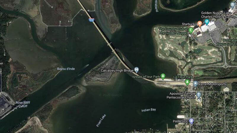 If you saw a helicopter landing on an island near the 210 bridge Tuesday afternoon, it was...