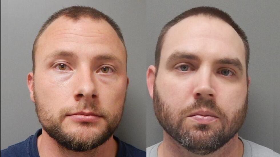 Jacob Brown, 30, (left) and Randall Dickerson, 34, (right)