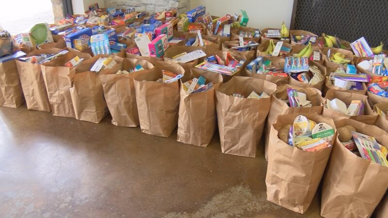 Water's Edge food giveaway
