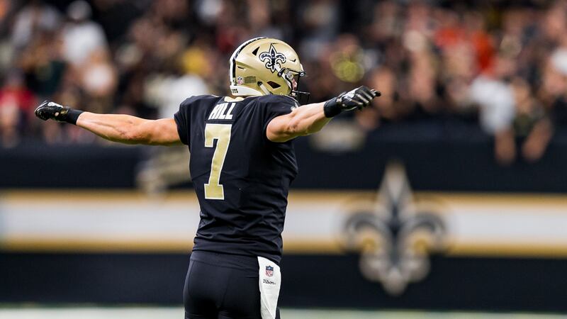 Taysom Hill accounted for four touchdowns against the Seahawks.