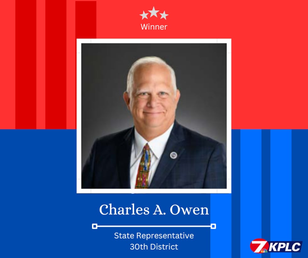 Charles A. Owen State Representative 30th District