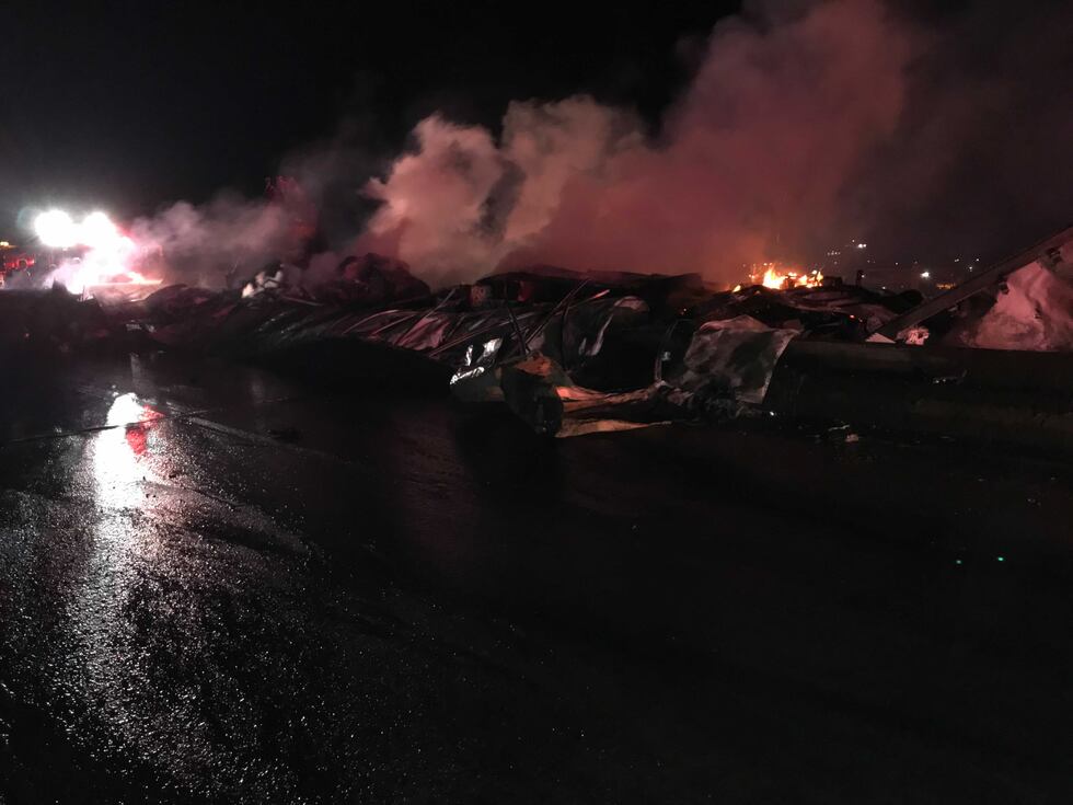 Photos from authorities on the scene.