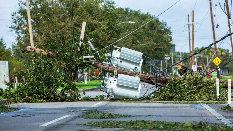 Hurricane Ida caused widespread damage to Louisiana's power grid on Aug. 29.