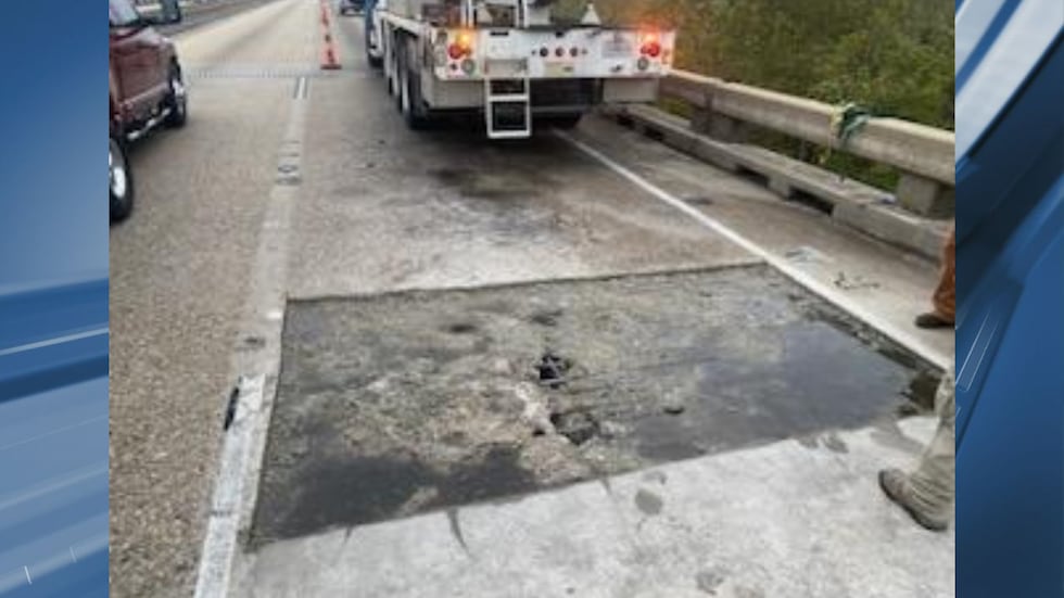 Work will begin to repair the right lane on I-10 eastbound near Whiskey Bay, along the...