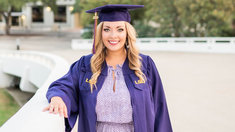 Like many LSU students, Hailey Holland is upset that she may not have the opportunity to walk...