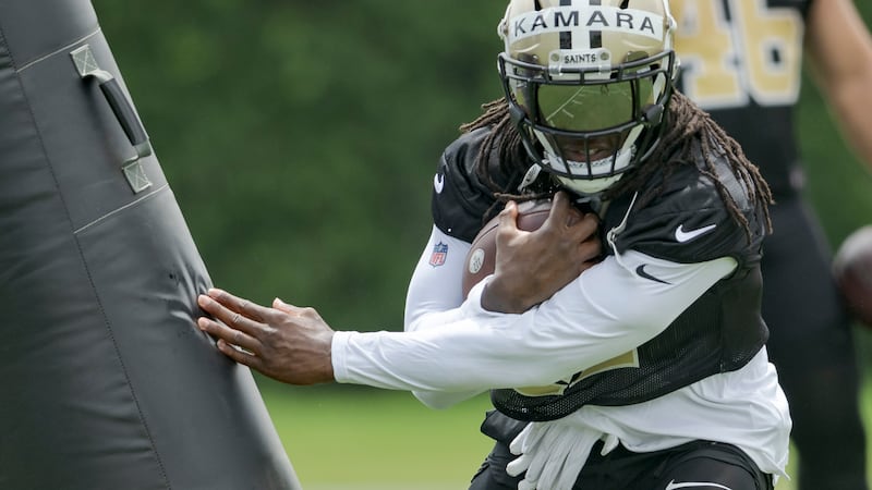 The Saints hold 40-1 odds to win the Super Bowl. (AP Photo/Matthew Hinton)